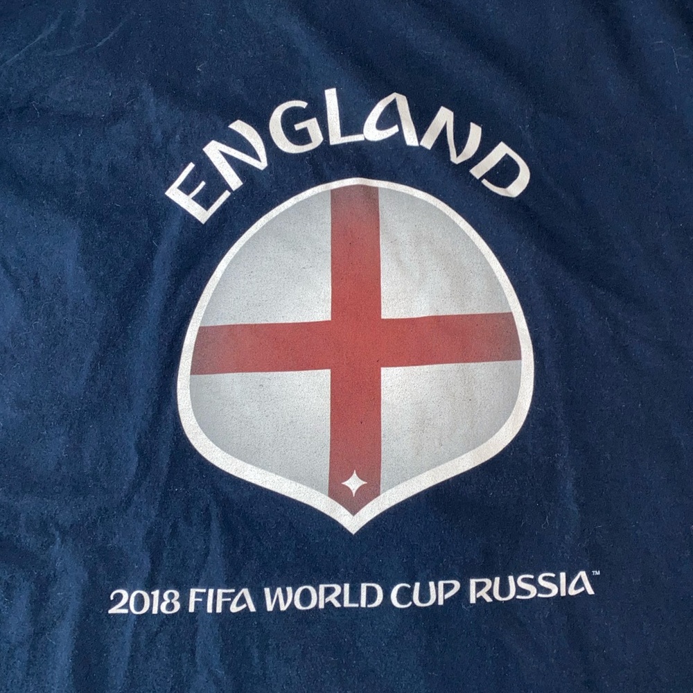 FIFA World Cup 2018 England National Team 🏴󠁧󠁢󠁥󠁮󠁧󠁿 T-Shirt | Size XL - Picture 3 of 9